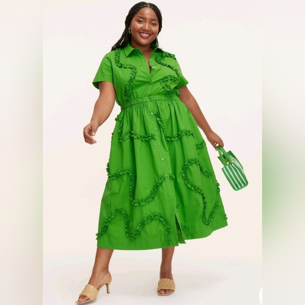 Kate Spade New York & Target, Short-sleeve Midi Dress, XS - Picture 2 of 3